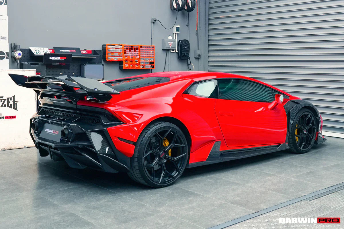 2015-2022 Lamborghini Huracan LP610 & LP580 & EVO Coupe Only BKSSII Style Rear Wide Fender Flare - [The Exotic Hub]