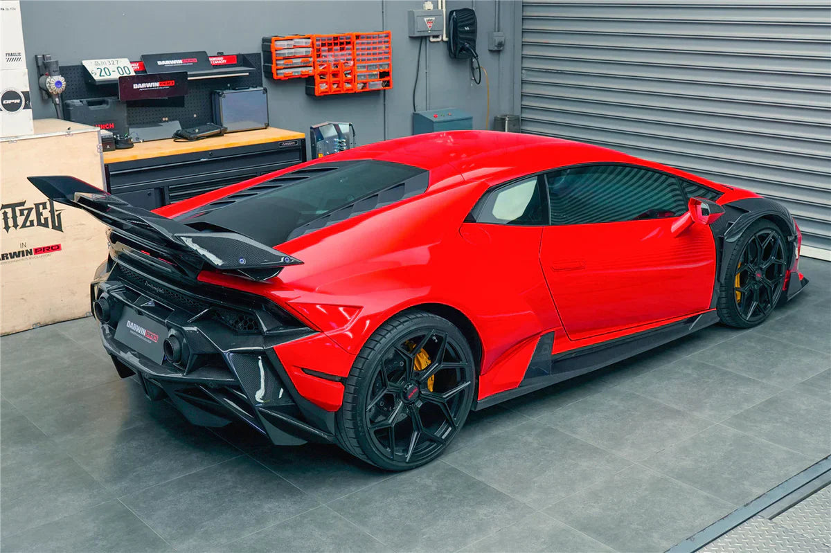 2015-2022 Lamborghini Huracan LP610 & LP580 & EVO Coupe Only BKSSII Style Rear Wide Fender Flare - [The Exotic Hub]