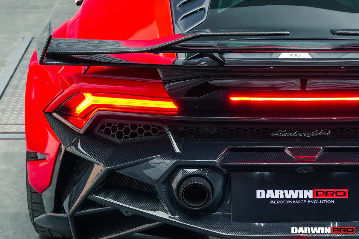 2015-2022 Lamborghini Huracan LP610 & LP580 & EVO BKSSII Style Rear Bumper - [The Exotic Hub]