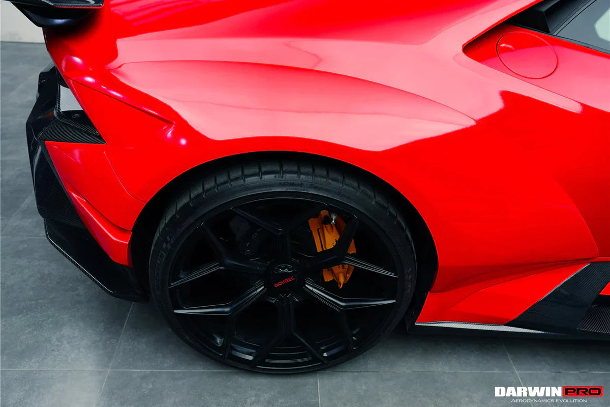 2015-2022 Lamborghini Huracan LP610 & LP580 & EVO Coupe Only BKSSII Style Rear Wide Fender Flare - [The Exotic Hub]