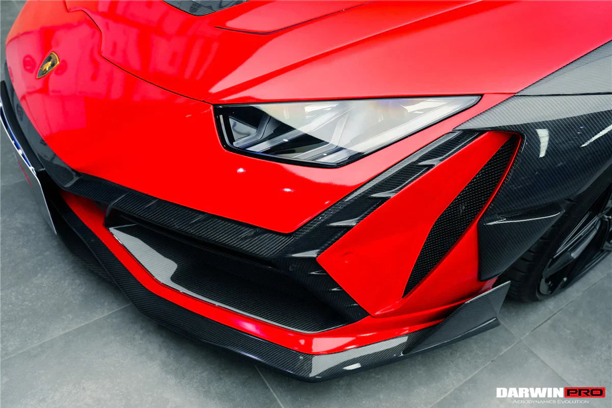 2015-2022 Lamborghini Huracan LP610 & LP580 & EVO BKSSII Style Front Bumper - [The Exotic Hub]