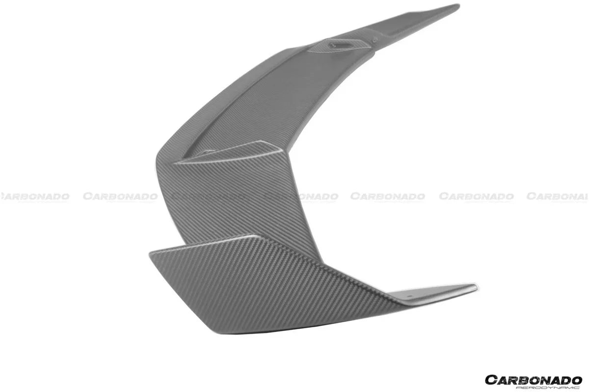 2021-UP Lamborghini Huracan STO Dry Carbon Fiber Trunk Spoiler Wing - [The Exotic Hub]