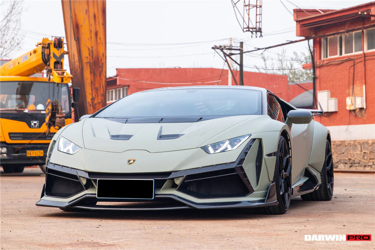 2015-2022 Lamborghini Huracan LP610 & LP580 & EVO BKSSII Style Front Wide Fender - [The Exotic Hub]