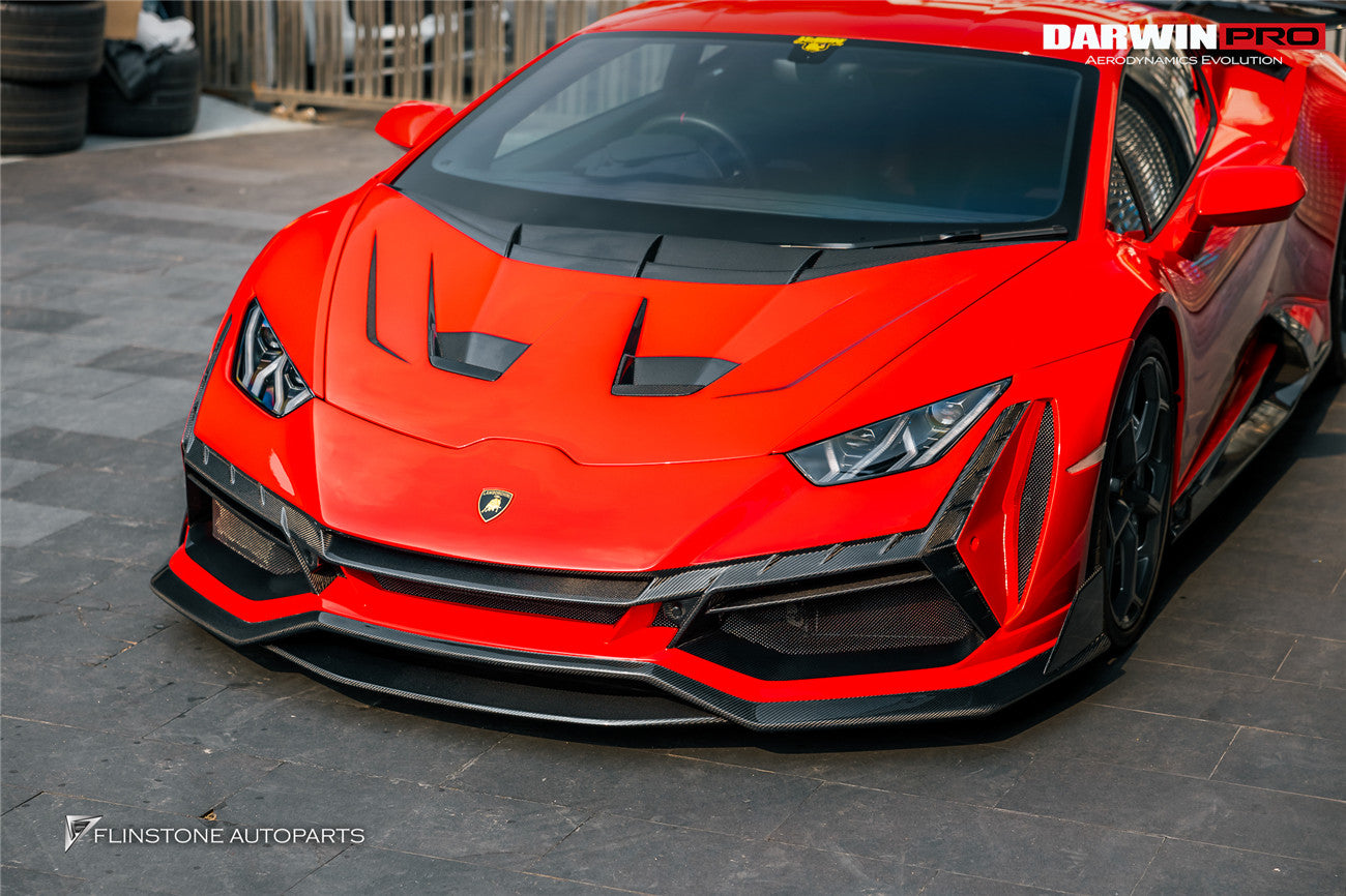 2015-2025 Lamborghini Huracan LP610 & LP580 & EVO & Tecnica BKSSII Style Front Bumper