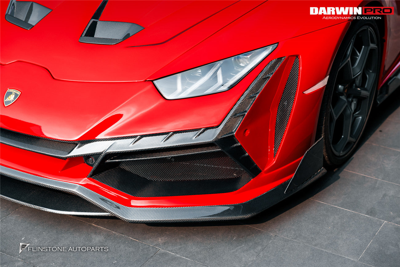 2015-2025 Lamborghini Huracan LP610 & LP580 & EVO & Tecnica BKSSII Style Front Bumper