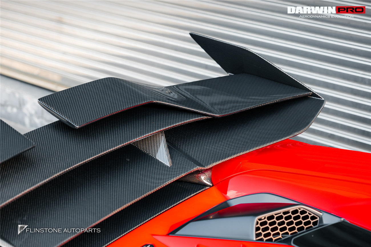 2015-2025 Lamborghini Huracan LP610 & LP580 & EVO & Tecnica BKSSII Style Spoiler Wing