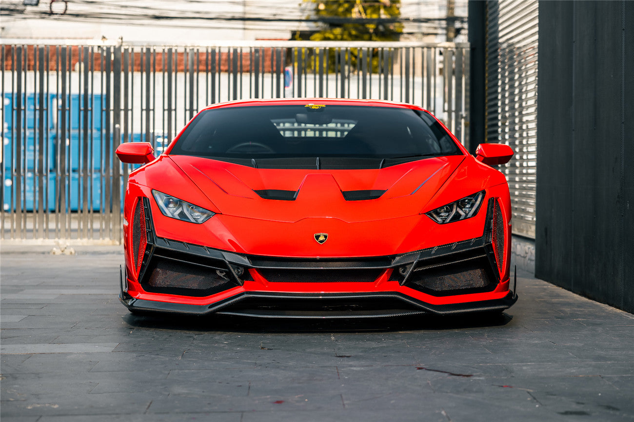 2015-2025 Lamborghini Huracan LP610 & LP580 & EVO & Tecnica BKSSII Style Front Bumper