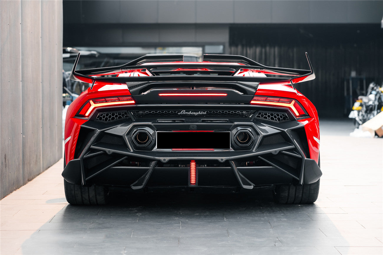 2019-2025 Lamborghini Huracan EVO & Tecnica BKSSII Style Rear Bumper