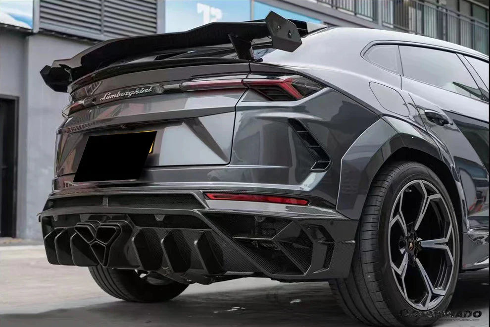 2018-2022 Lamborghini URUS MS Style Carbon Fiber Small Trunk Spoiler - [The Exotic Hub]