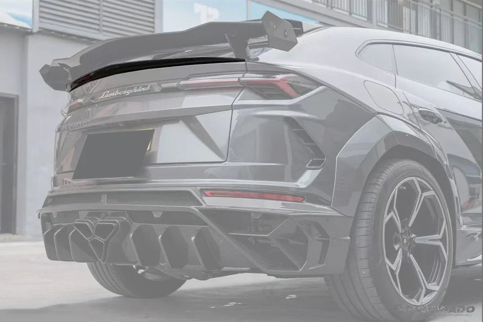 2018-2022 Lamborghini URUS MS Style Carbon Fiber Small Trunk Spoiler - [The Exotic Hub]