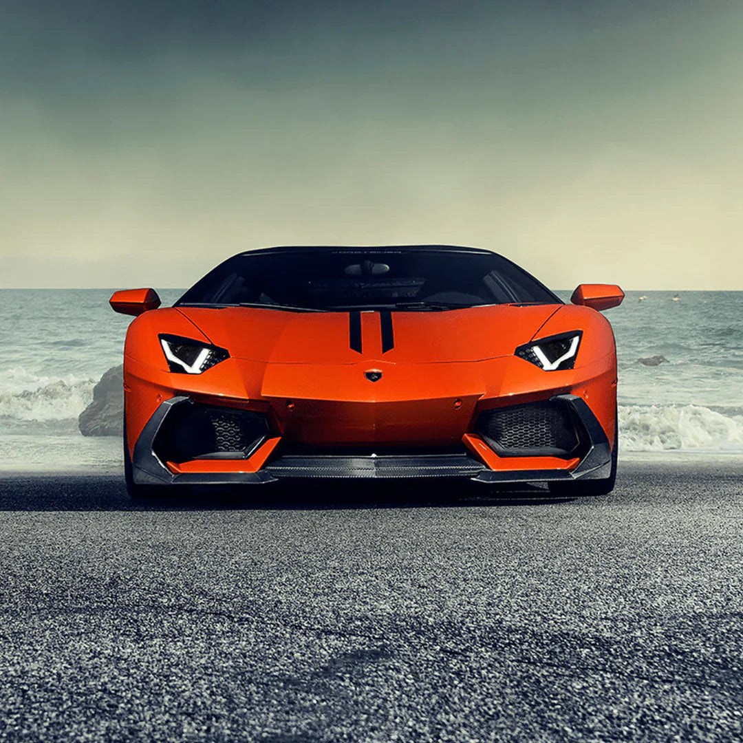 LAMBORGHINI AVENTADOR ZARAGOZA EDIZIONE AERO FRONT SPOILER Sale price - [The Exotic Hub]
