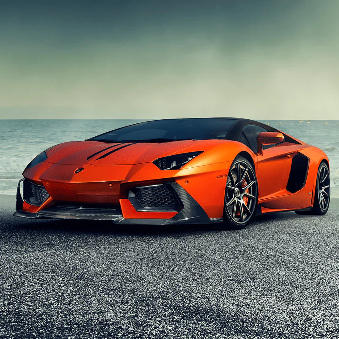 LAMBORGHINI AVENTADOR ZARAGOZA EDIZIONE AERO FRONT SPOILER Sale price - [The Exotic Hub]