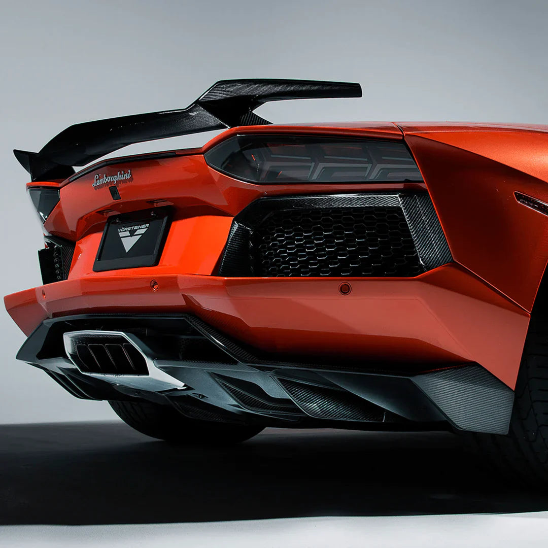 LAMBORGHINI AVENTADOR ZARAGOZA EDIZIONE AERO REAR DIFFUSER - [The Exotic Hub]