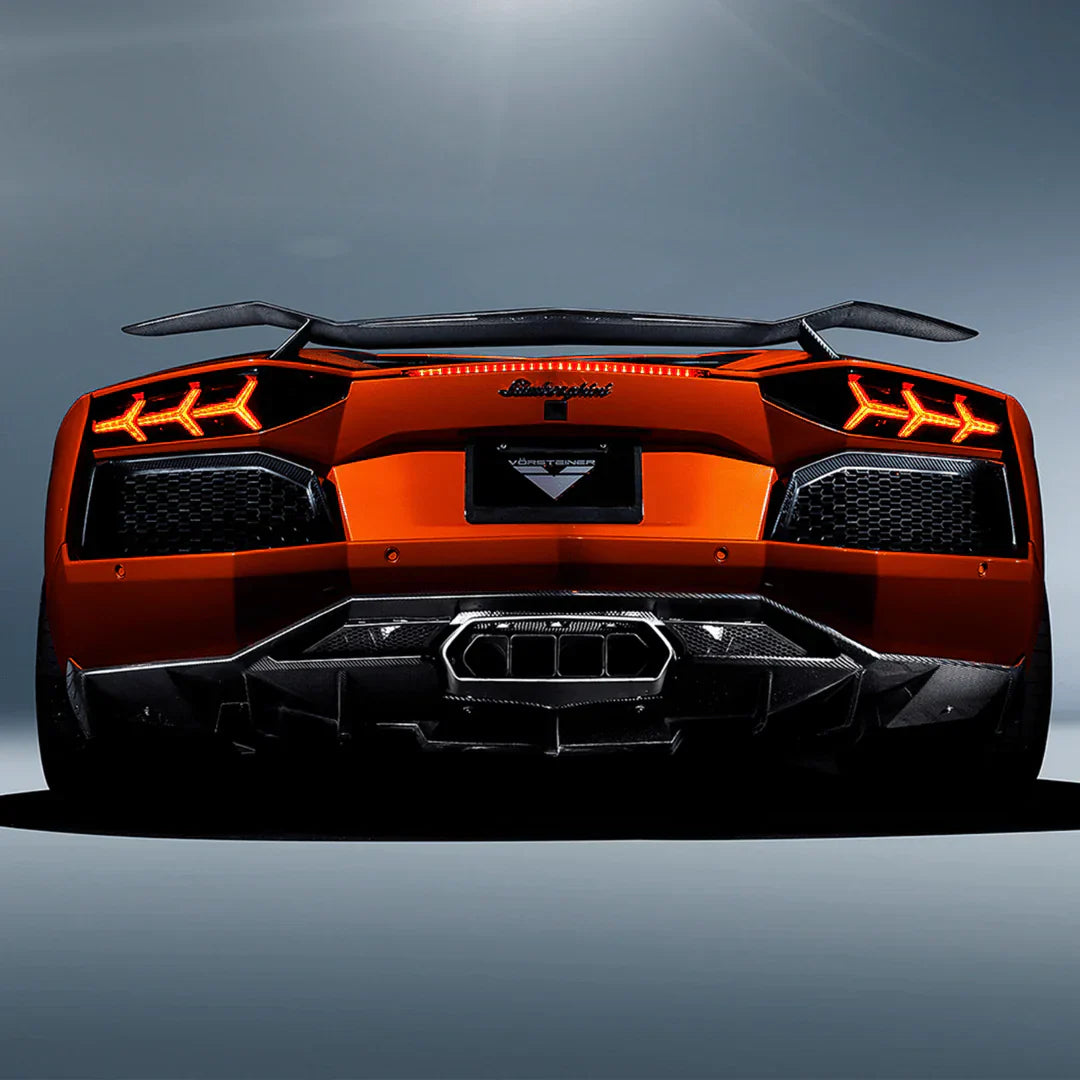 LAMBORGHINI AVENTADOR ZARAGOZA EDIZIONE AERO REAR DIFFUSER - [The Exotic Hub]