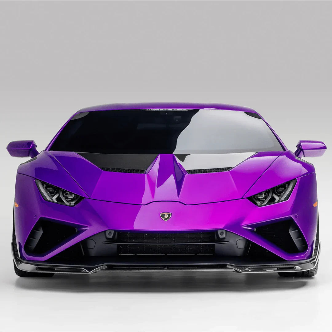 LAMBORGHINI HURACAN EVO MONZA EDIZIONE FRONT SPOILER (2X2 GLOSS CARBON FIBER)- RWD ONLY - [The Exotic Hub]