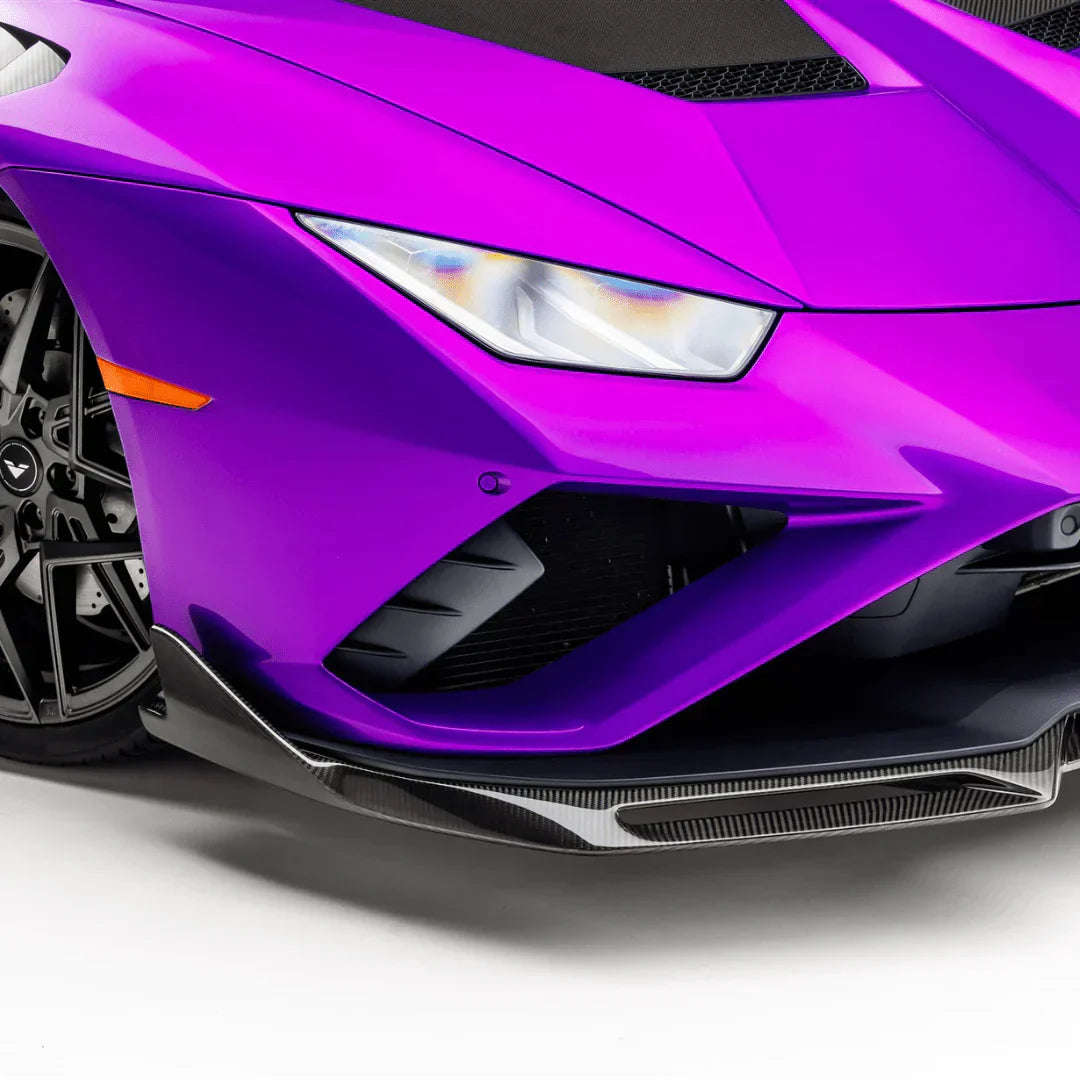 LAMBORGHINI HURACAN EVO MONZA EDIZIONE FRONT SPOILER (2X2 GLOSS CARBON FIBER)- RWD ONLY - [The Exotic Hub]