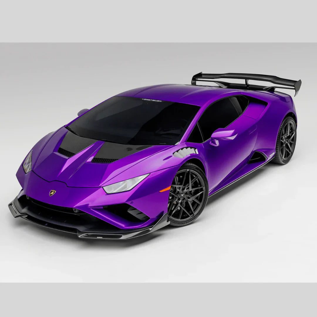 LAMBORGHINI HURACAN EVO MONZA EDIZIONE FRONT SPOILER (2X2 GLOSS CARBON FIBER)- RWD ONLY - [The Exotic Hub]