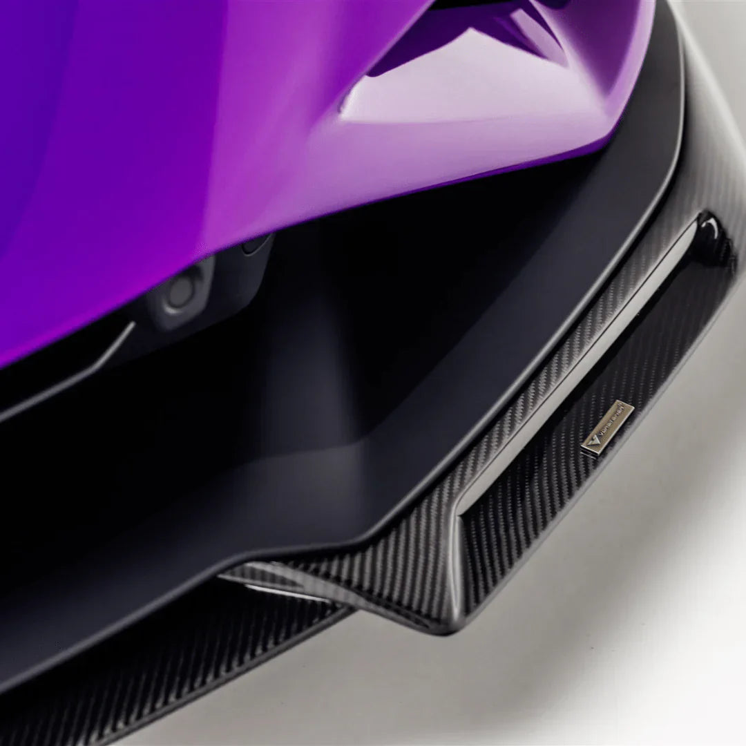 LAMBORGHINI HURACAN EVO MONZA EDIZIONE FRONT SPOILER (2X2 GLOSS CARBON FIBER)- RWD ONLY - [The Exotic Hub]