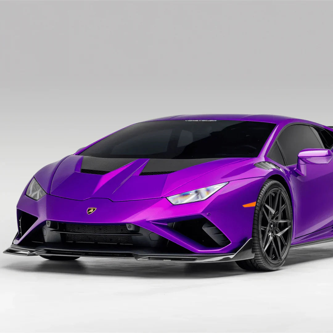 LAMBORGHINI HURACAN EVO MONZA EDIZIONE FRONT SPOILER (2X2 GLOSS CARBON FIBER)- RWD ONLY - [The Exotic Hub]