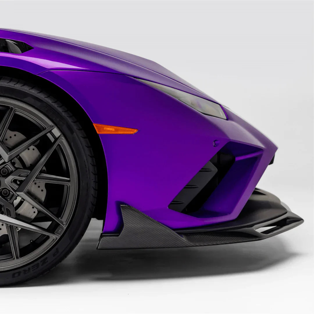 LAMBORGHINI HURACAN EVO MONZA EDIZIONE FRONT SPOILER (2X2 GLOSS CARBON FIBER)- RWD ONLY - [The Exotic Hub]