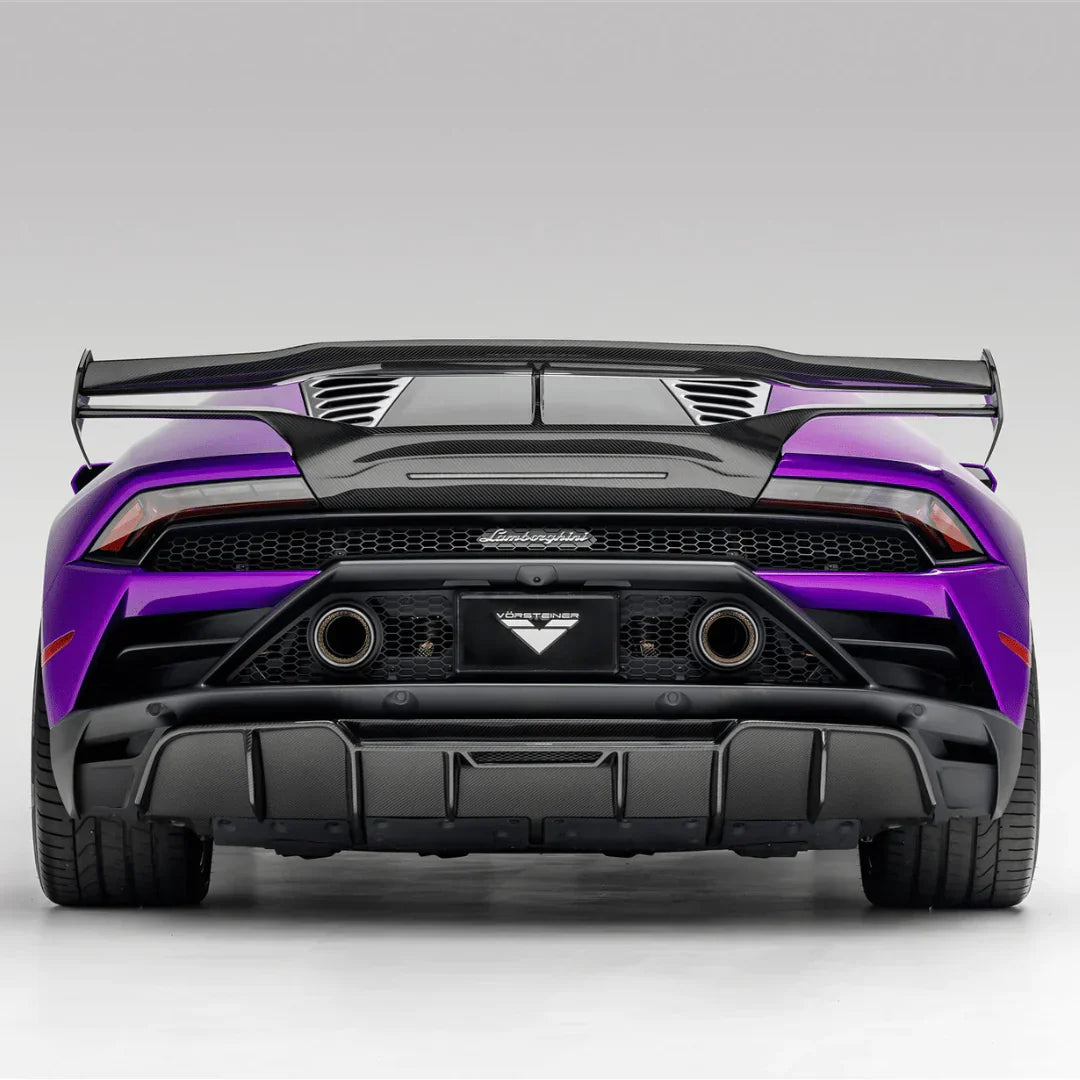 LAMBORGHINI HURACAN EVO MONZA EDIZIONE REAR DIFFUSER (2X2 GLOSS CARBON) - [The Exotic Hub]