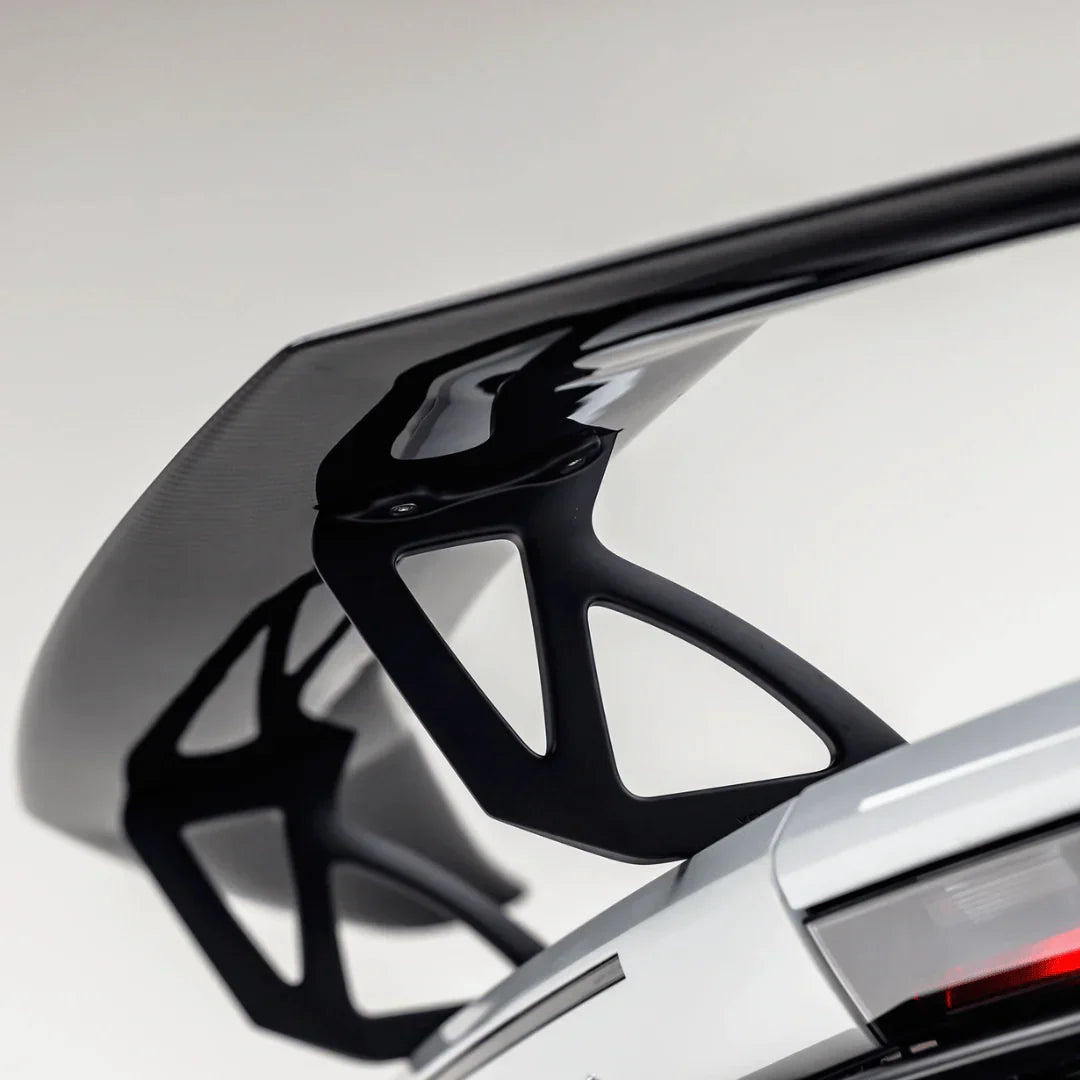 LAMBORGHINI HURACAN MONDIALE EDIZIONE AERO WING BLADE W/ ALUMINUM UPRIGHTS - [The Exotic Hub]