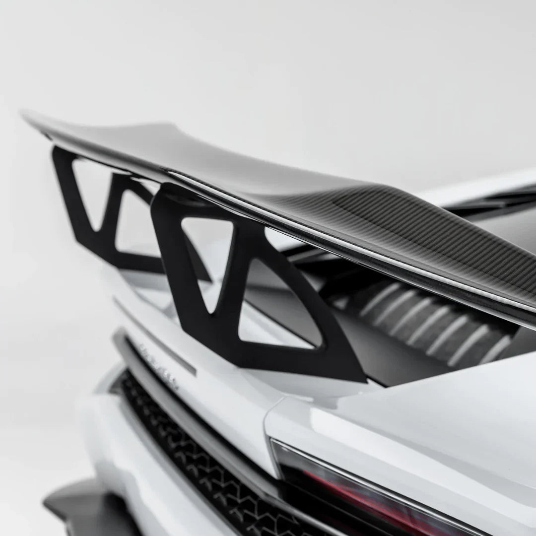 LAMBORGHINI HURACAN MONDIALE EDIZIONE AERO WING BLADE W/ ALUMINUM UPRIGHTS - [The Exotic Hub]