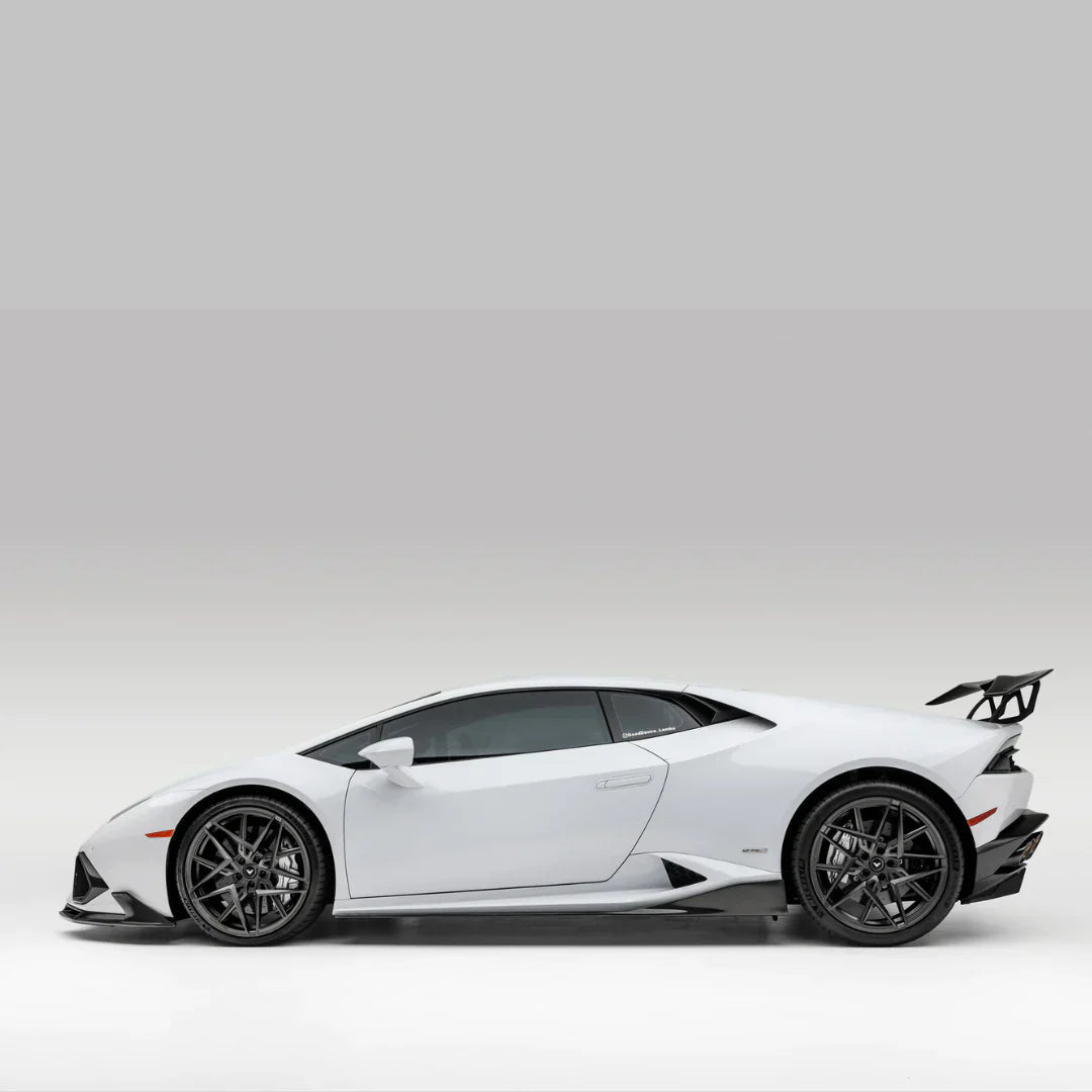 LAMBORGHINI HURACAN MONDIALE EDIZIONE AERO WING BLADE W/ ALUMINUM UPRIGHTS - [The Exotic Hub]