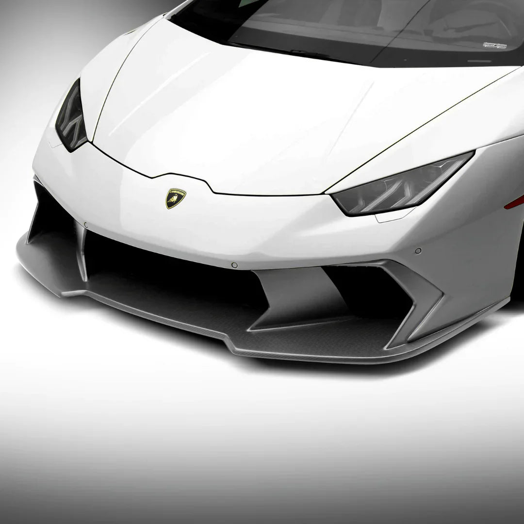 LAMBORGHINI HURACAN NOVARA EDIZIONE AERO FRONT BUMPER W/ FRONT SPOILER - [The Exotic Hub]