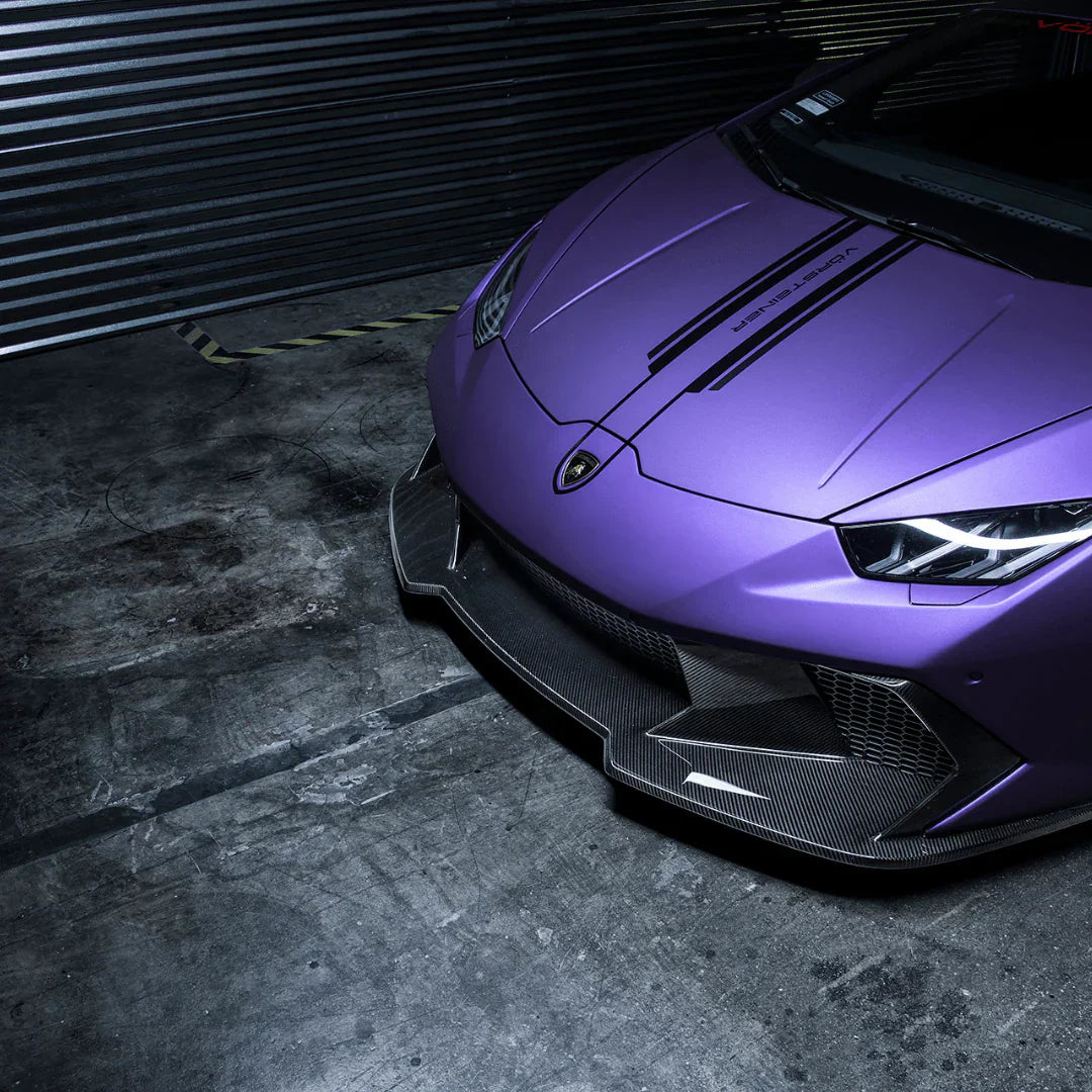 LAMBORGHINI HURACAN NOVARA EDIZIONE AERO FRONT BUMPER W/ FRONT SPOILER - [The Exotic Hub]