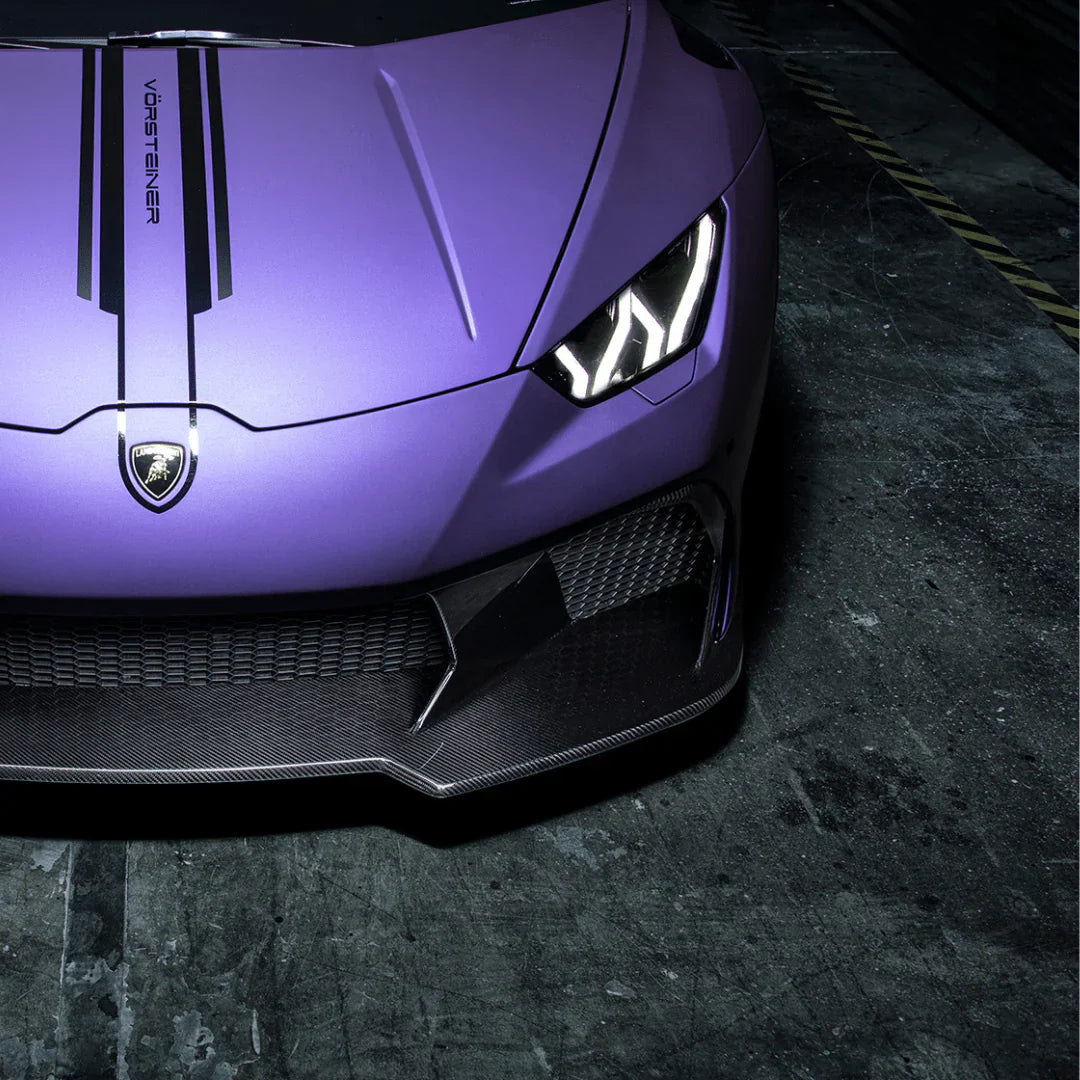 LAMBORGHINI HURACAN NOVARA EDIZIONE AERO FRONT BUMPER W/ FRONT SPOILER - [The Exotic Hub]