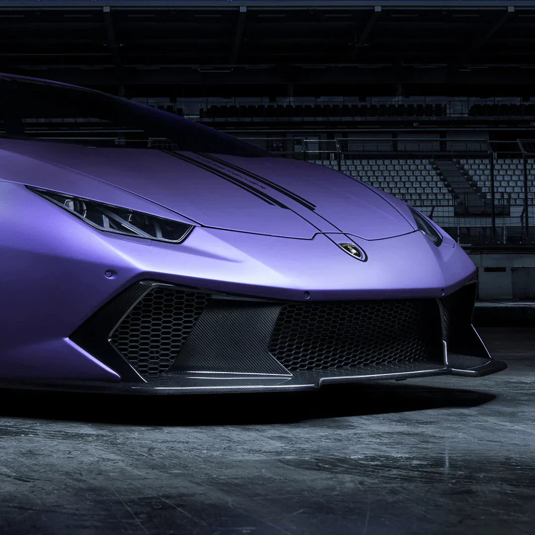 LAMBORGHINI HURACAN NOVARA EDIZIONE AERO FRONT BUMPER W/ FRONT SPOILER - [The Exotic Hub]