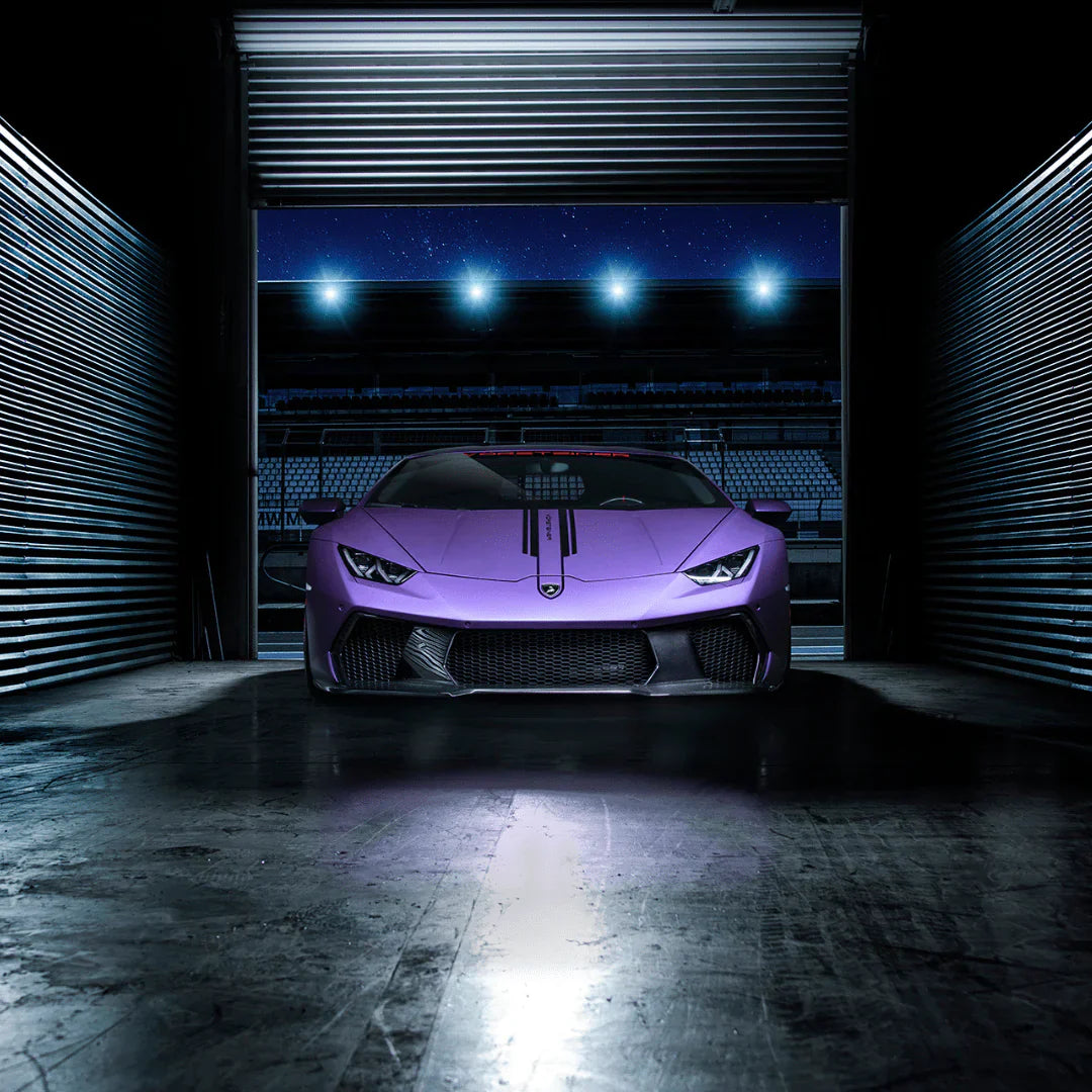 LAMBORGHINI HURACAN NOVARA EDIZIONE AERO FRONT BUMPER W/ FRONT SPOILER - [The Exotic Hub]