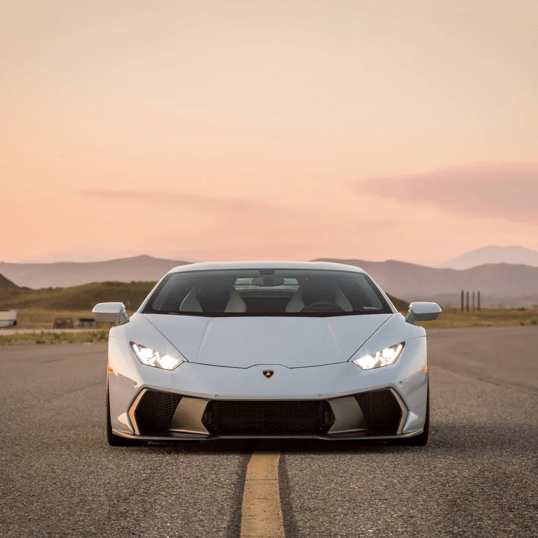 LAMBORGHINI HURACAN NOVARA EDIZIONE AERO FRONT BUMPER W/ FRONT SPOILER - [The Exotic Hub]