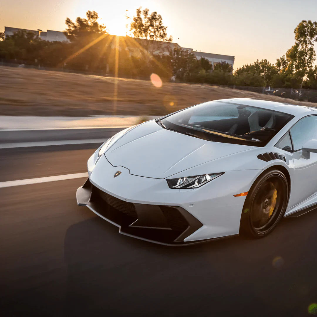 LAMBORGHINI HURACAN NOVARA EDIZIONE AERO FRONT BUMPER W/ FRONT SPOILER - [The Exotic Hub]