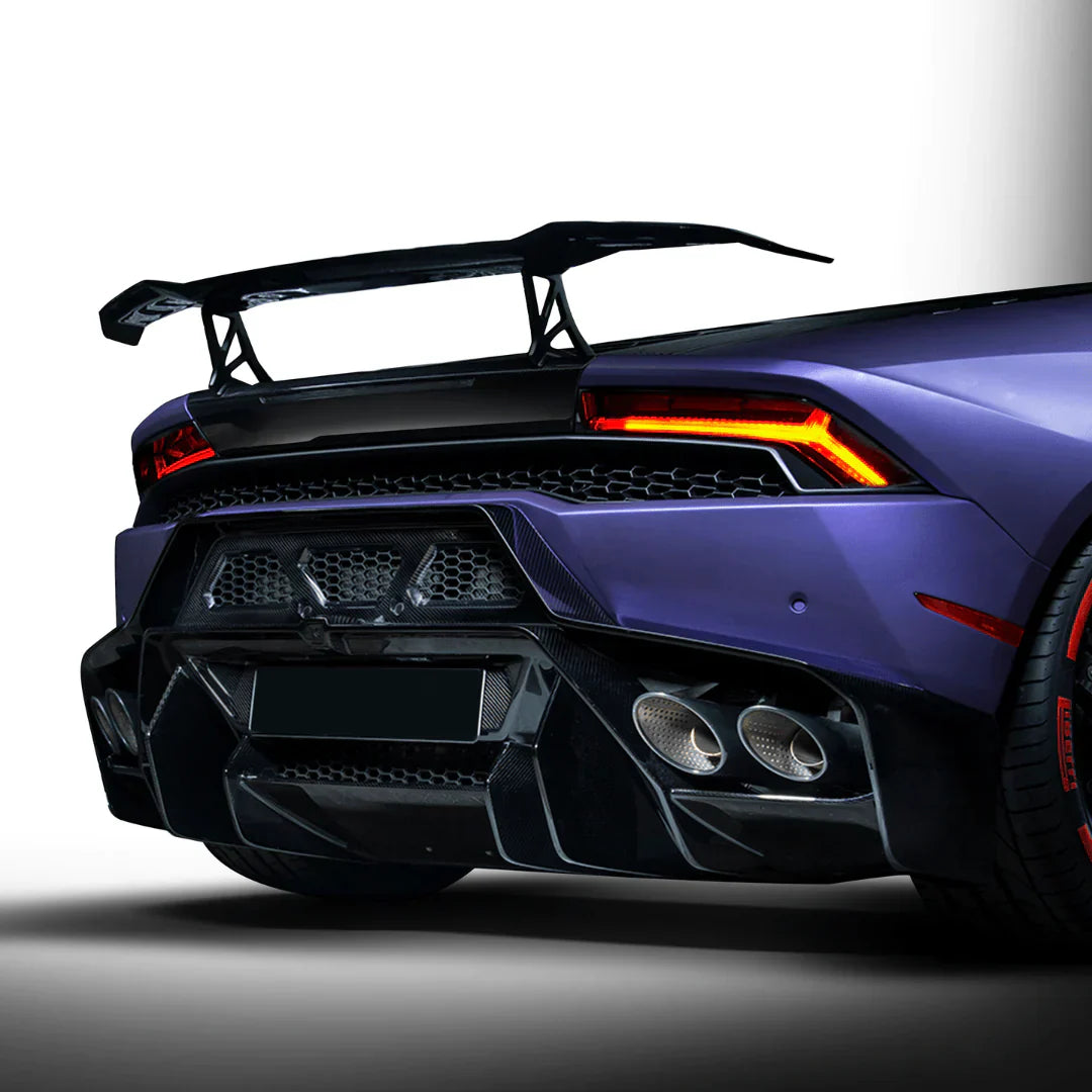 LAMBORGHINI HURACAN NOVARA EDIZIONE AERO REAR BUMPER W/ REAR DIFFUSER - [The Exotic Hub]