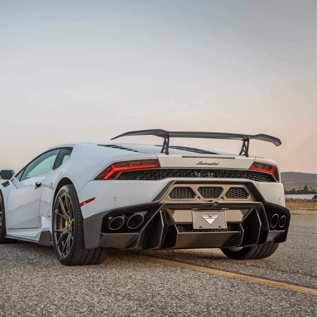 LAMBORGHINI HURACAN NOVARA EDIZIONE AERO REAR BUMPER W/ REAR DIFFUSER - [The Exotic Hub]