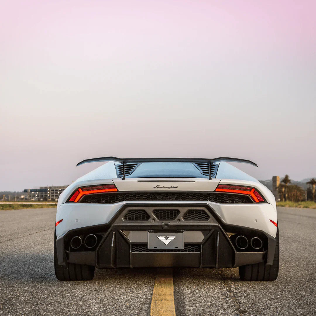 LAMBORGHINI HURACAN NOVARA EDIZIONE AERO REAR BUMPER W/ REAR DIFFUSER - [The Exotic Hub]