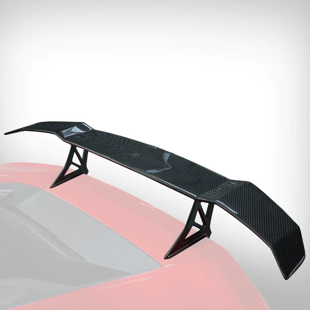 LAMBORGHINI HURACAN NOVARA EDIZIONE AERO WING BLADE W/ ALUMINUM UPRIGHTS - [The Exotic Hub]