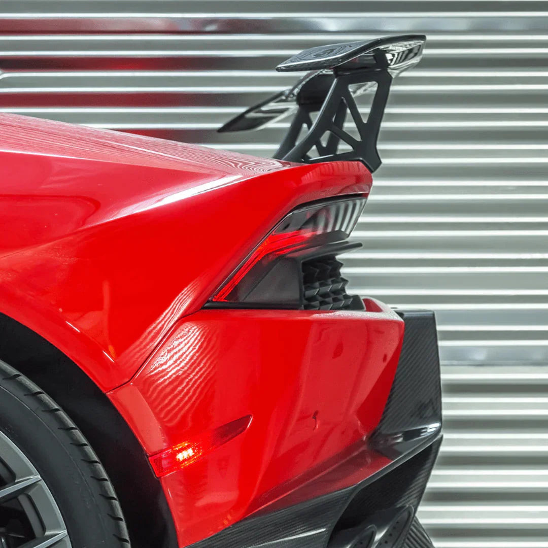 LAMBORGHINI HURACAN NOVARA EDIZIONE AERO WING BLADE W/ ALUMINUM UPRIGHTS - [The Exotic Hub]