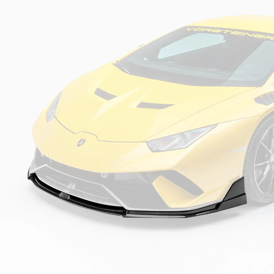 LAMBORGHINI HURACAN PERFORMANTE VICENZA EDIZIONE AERO FRONT SPOILER (CARBON MATRIX) - [The Exotic Hub]