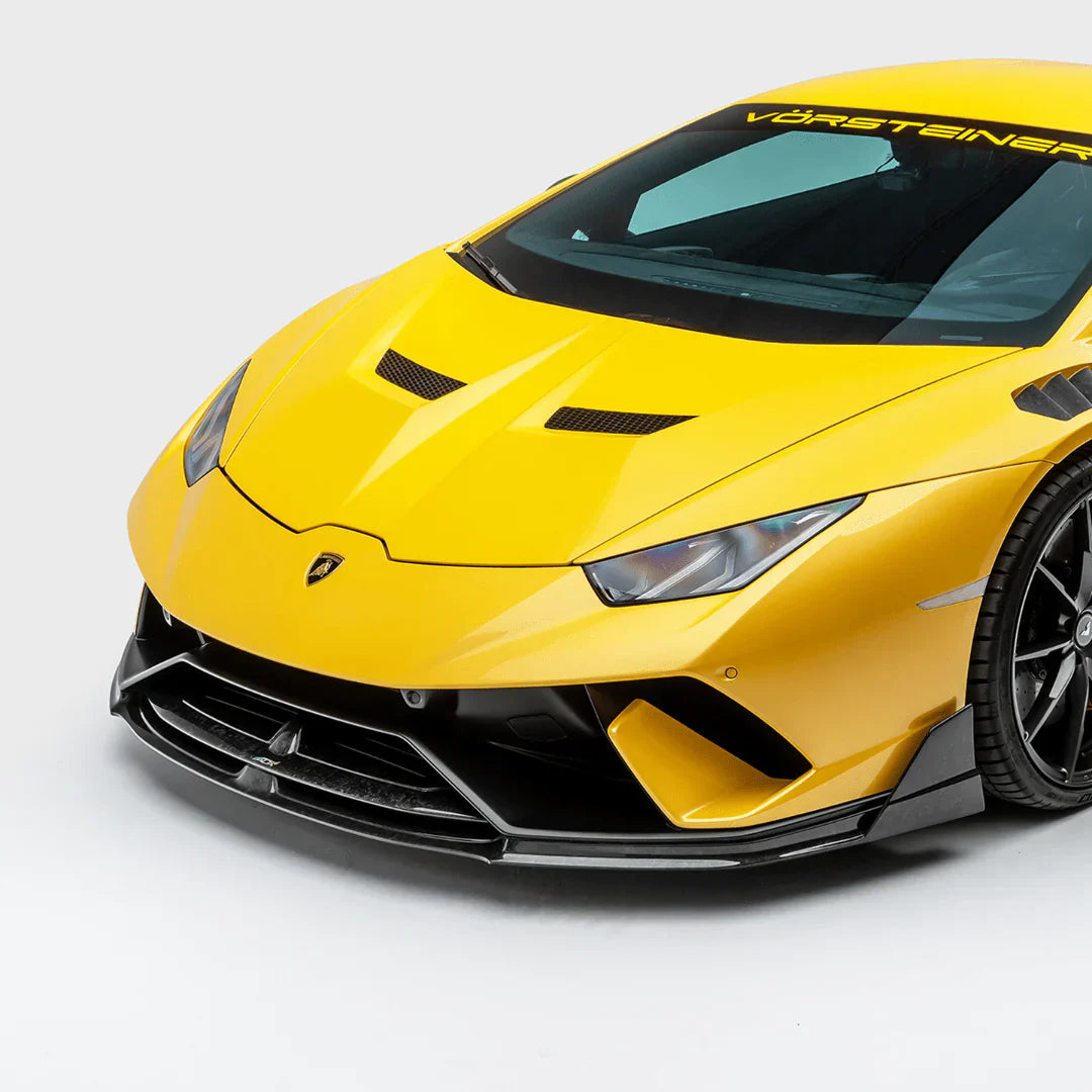 LAMBORGHINI HURACAN PERFORMANTE VICENZA EDIZIONE AERO FRONT SPOILER (CARBON MATRIX) - [The Exotic Hub]