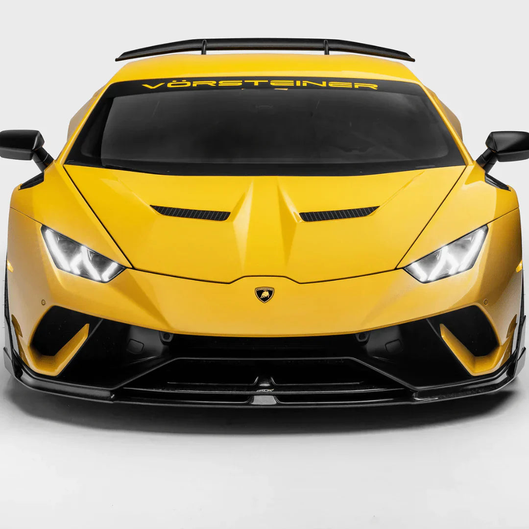 LAMBORGHINI HURACAN PERFORMANTE VICENZA EDIZIONE AERO FRONT SPOILER (CARBON MATRIX) - [The Exotic Hub]