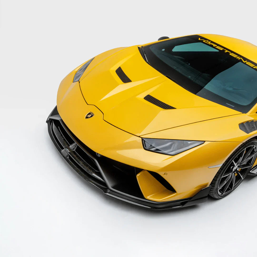LAMBORGHINI HURACAN PERFORMANTE VICENZA EDIZIONE AERO FRONT SPOILER (CARBON MATRIX) - [The Exotic Hub]