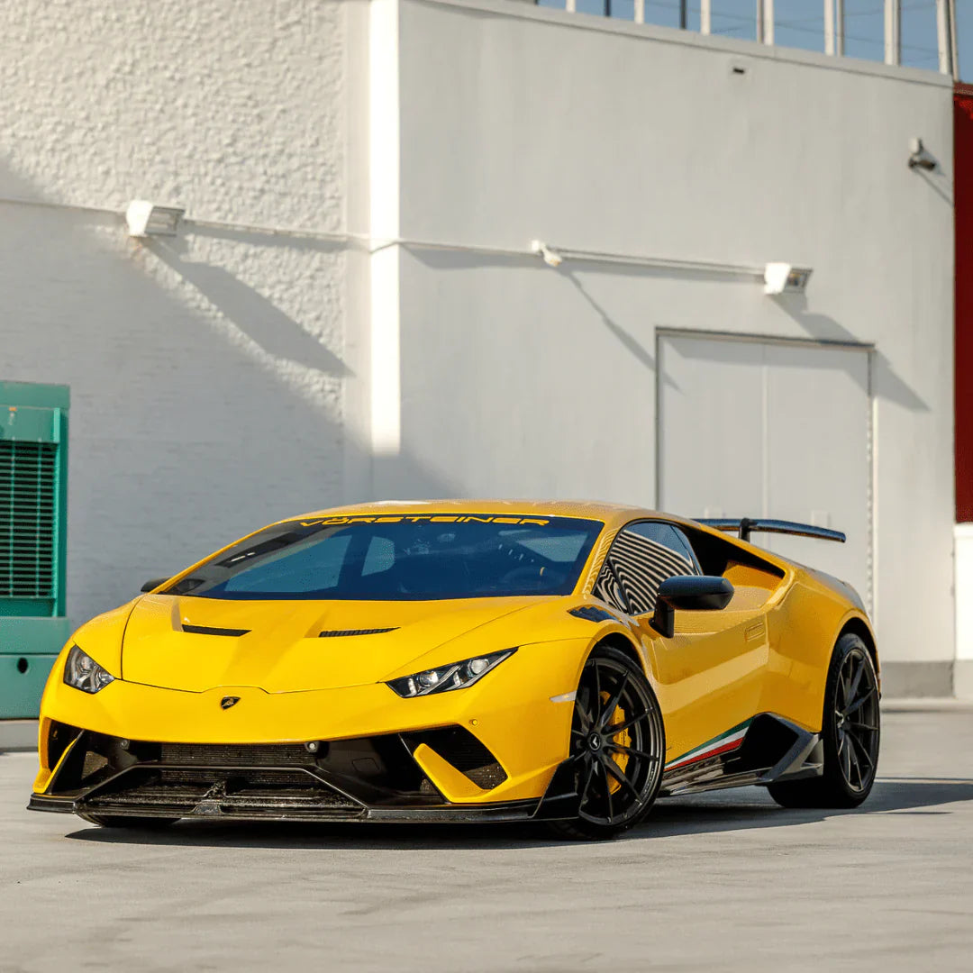 LAMBORGHINI HURACAN PERFORMANTE VICENZA EDIZIONE AERO FRONT SPOILER (CARBON MATRIX) - [The Exotic Hub]