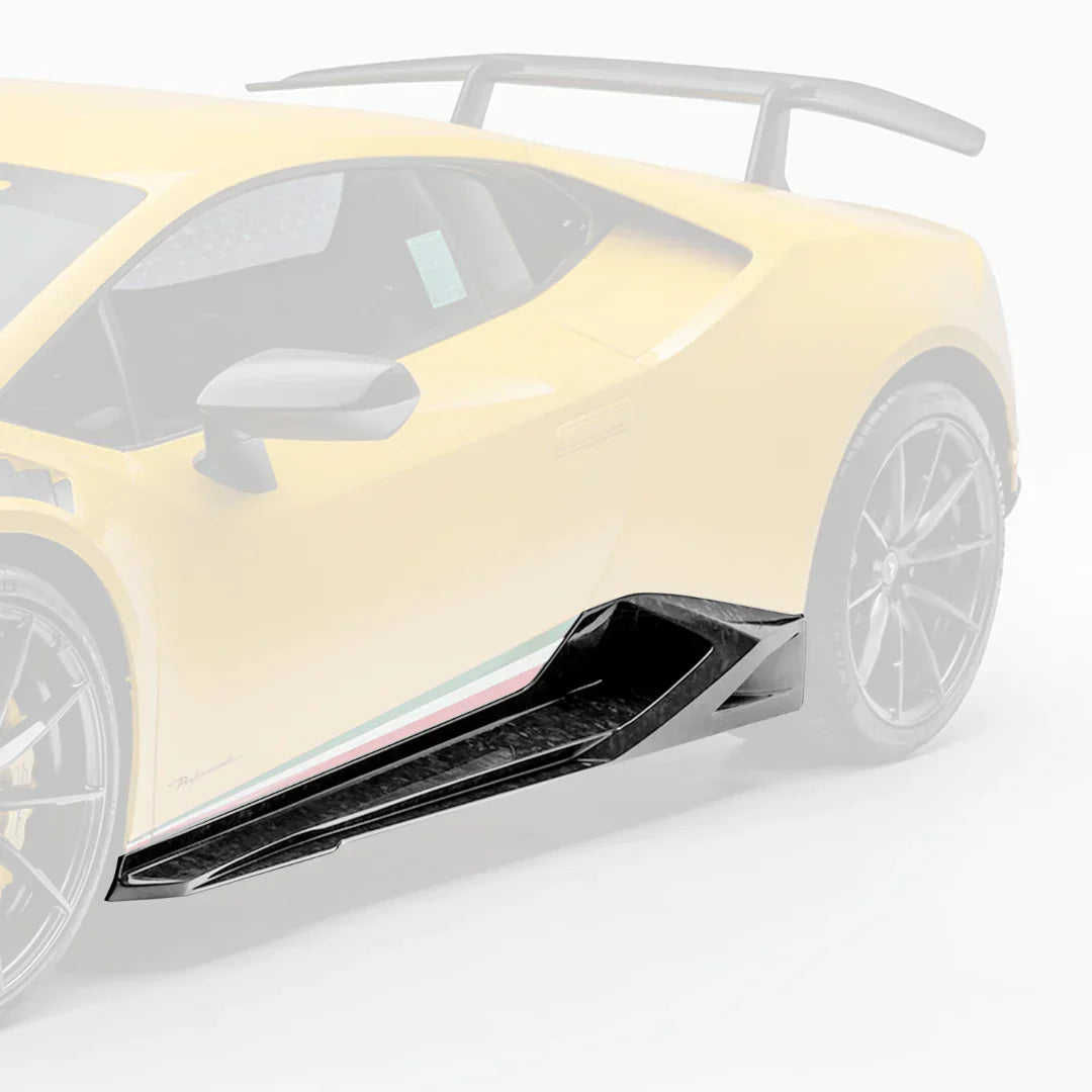 LAMBORGHINI HURACAN PERFORMANTE VICENZA EDIZIONE AERO SIDE BLADES (CARBON MATRIX) - [The Exotic Hub]