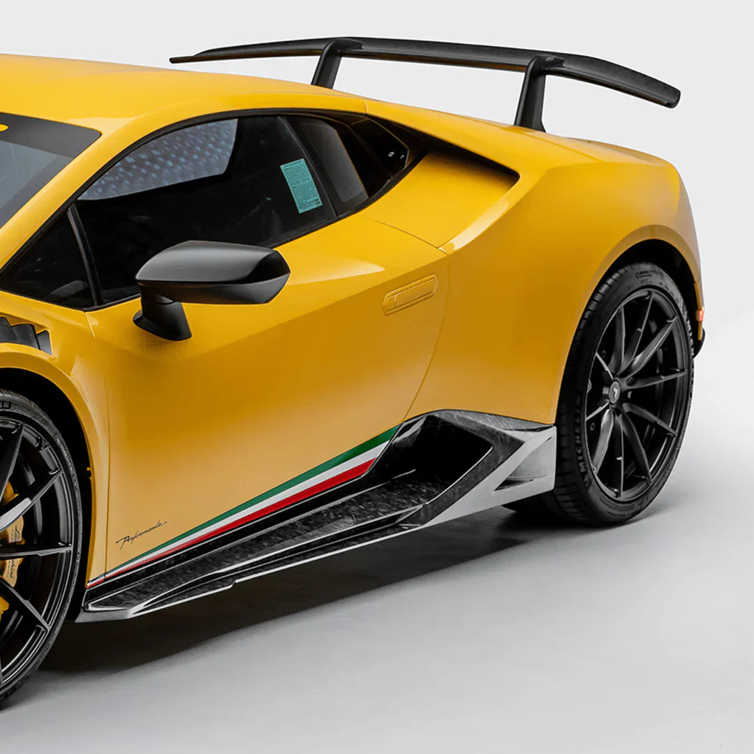 LAMBORGHINI HURACAN PERFORMANTE VICENZA EDIZIONE AERO SIDE BLADES (CARBON MATRIX) - [The Exotic Hub]