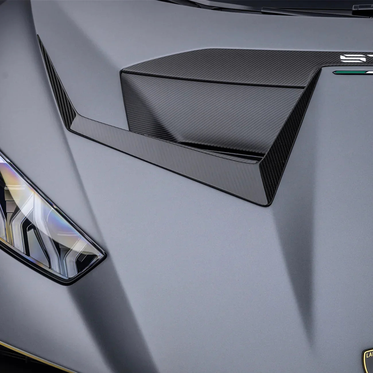 HURACAN STO AERO HOOD DUCTS CARBON FIBER - [The Exotic Hub]