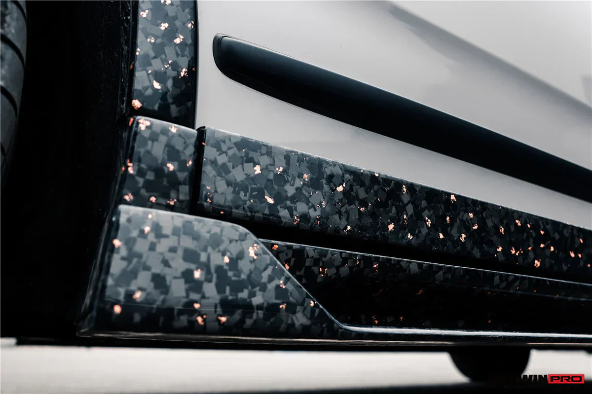 2018-2024 Rolls-Royce Cullinan BKSS Style Carbon Fiber Side Skirts - [The Exotic Hub]