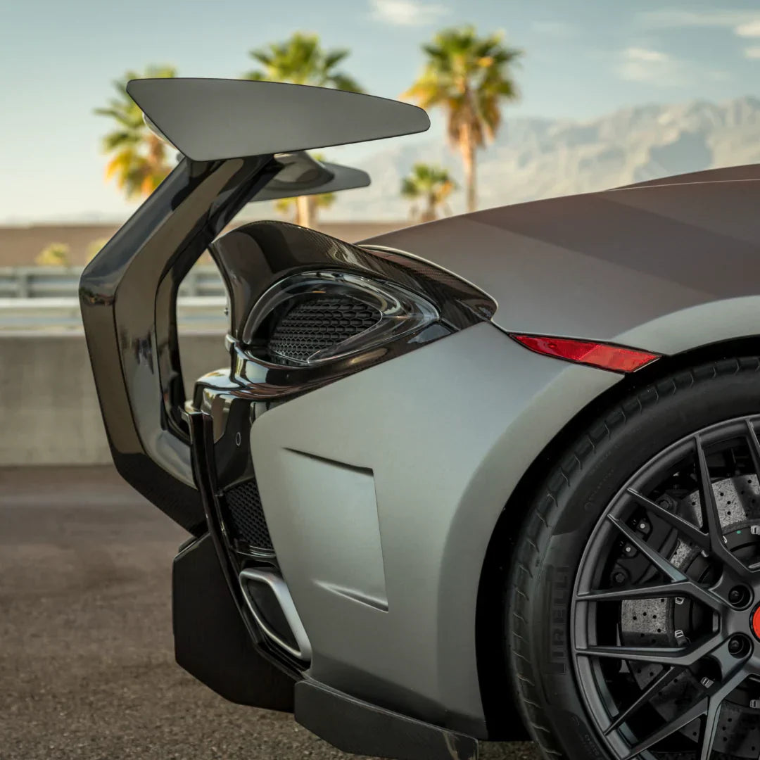 MCLAREN 570S VX AERO WING BLADE CARBON FIBER W/ CARBON FIBER UPRIGHTS - [The Exotic Hub]